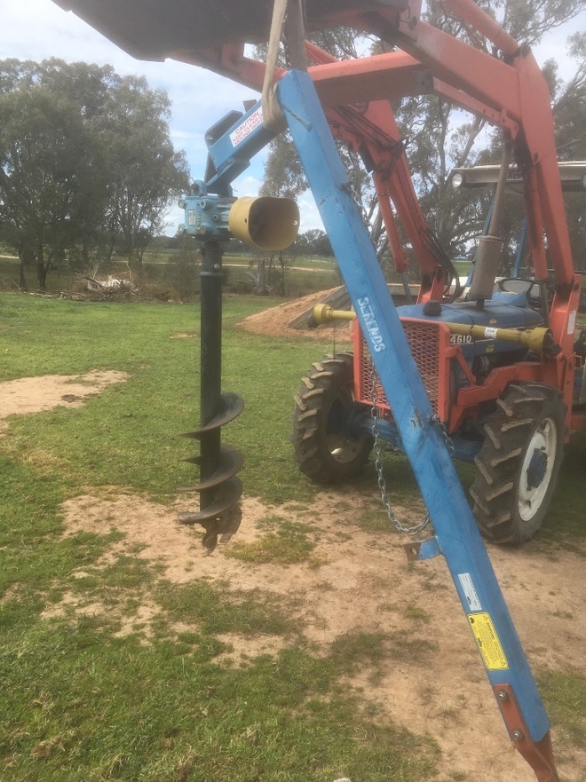 John Berends Post Hole Digger Farm Tender